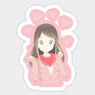 beautiful girl Sticker